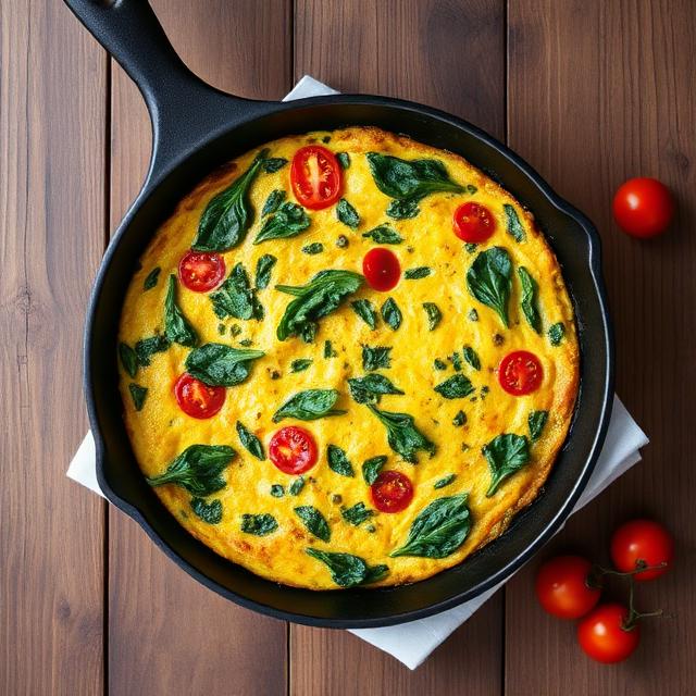 Sebzeli Frittata